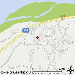 鹿児島県薩摩川内市白浜町975-4周辺の地図