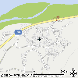 鹿児島県薩摩川内市白浜町958-1周辺の地図