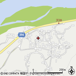 鹿児島県薩摩川内市白浜町961-1周辺の地図