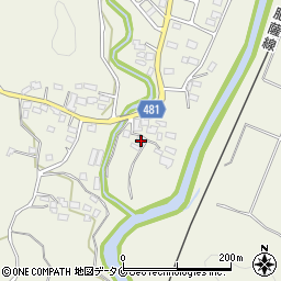 鹿児島県霧島市横川町下ノ208周辺の地図