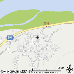 鹿児島県薩摩川内市白浜町966-1周辺の地図