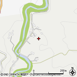 鹿児島県霧島市牧園町上中津川1633周辺の地図