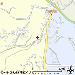 鹿児島県霧島市溝辺町竹子2430周辺の地図