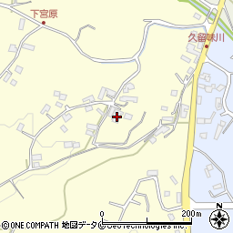 鹿児島県霧島市溝辺町竹子2438周辺の地図