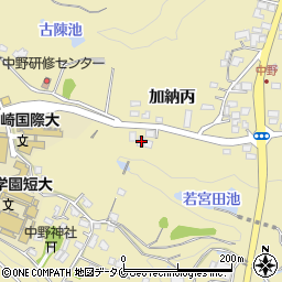 宮崎県宮崎市清武町加納丙1377-2周辺の地図