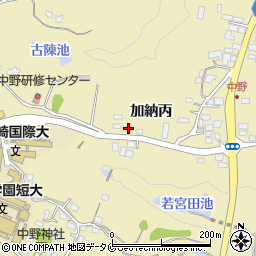 宮崎県宮崎市清武町加納丙1383-1周辺の地図