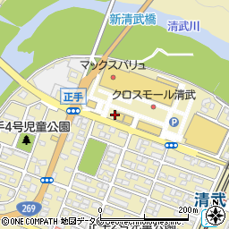 ゲオ　クロスモール清武店周辺の地図