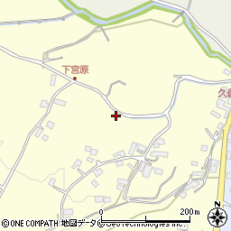 鹿児島県霧島市溝辺町竹子2463周辺の地図