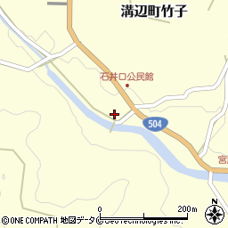 鹿児島県霧島市溝辺町竹子1076周辺の地図