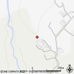 鹿児島県霧島市牧園町上中津川2034周辺の地図