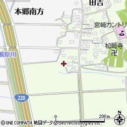 宮崎県宮崎市田吉4903周辺の地図