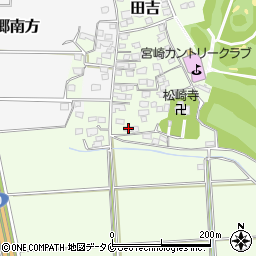 宮崎県宮崎市田吉4888周辺の地図