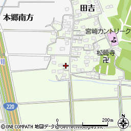宮崎県宮崎市田吉4889周辺の地図