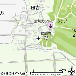 宮崎県宮崎市田吉4927周辺の地図