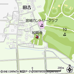 宮崎県宮崎市田吉4930-2周辺の地図