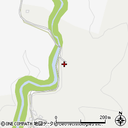 鹿児島県霧島市牧園町上中津川1716周辺の地図