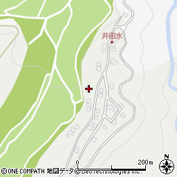 鹿児島県霧島市牧園町上中津川1840周辺の地図