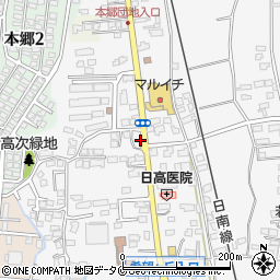 ほっともっと 本郷南方店周辺の地図