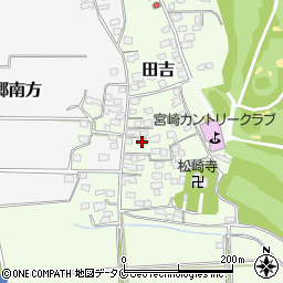 宮崎県宮崎市田吉4873-1周辺の地図