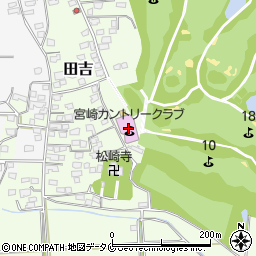 宮崎県宮崎市田吉4855周辺の地図