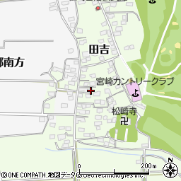 宮崎県宮崎市田吉4871-3周辺の地図
