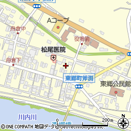鹿児島銀行東郷代理店周辺の地図