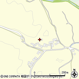 鹿児島県霧島市溝辺町竹子1900周辺の地図