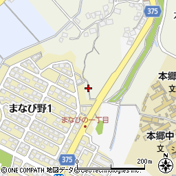 学園木花台本郷北方線周辺の地図