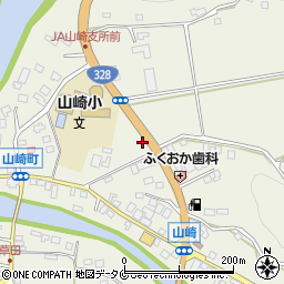 山崎郵便局周辺の地図