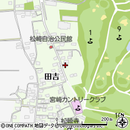 宮崎県宮崎市田吉4968周辺の地図
