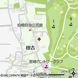 宮崎県宮崎市田吉4958周辺の地図