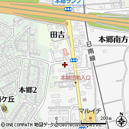 宮崎県宮崎市田吉5517周辺の地図