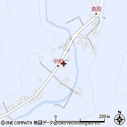 鹿児島県霧島市牧園町三体堂751周辺の地図