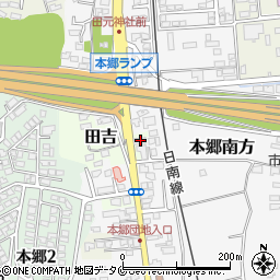 宮崎県宮崎市田吉5508周辺の地図