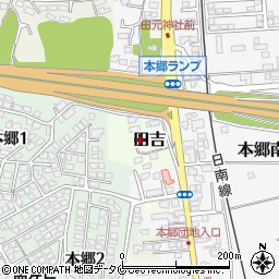 宮崎県宮崎市田吉5503-3周辺の地図