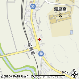 鹿児島県霧島市牧園町宿窪田354周辺の地図