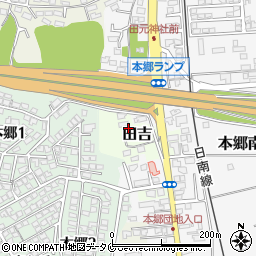 宮崎県宮崎市田吉5503周辺の地図