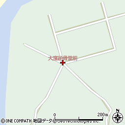 大窪納骨堂前周辺の地図