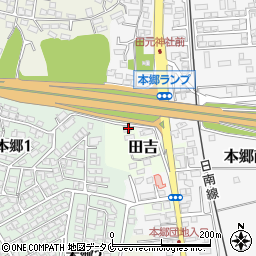 宮崎県宮崎市田吉5512周辺の地図