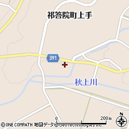 鹿児島県薩摩川内市祁答院町上手1835周辺の地図