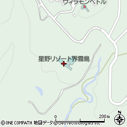 星野リゾート界霧島周辺の地図