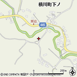 鹿児島県霧島市横川町下ノ436周辺の地図