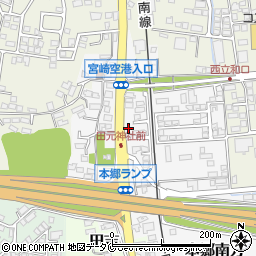 宮崎県宮崎市本郷南方3862周辺の地図