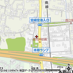 宮崎県宮崎市本郷南方3937周辺の地図