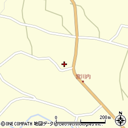 鹿児島県霧島市溝辺町竹子1672周辺の地図