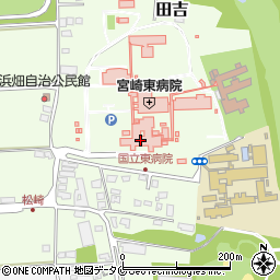 国立病院機構　宮崎東病院周辺の地図