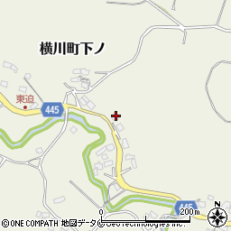 鹿児島県霧島市横川町下ノ423周辺の地図