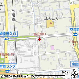レジデンスエアポート宮崎周辺の地図