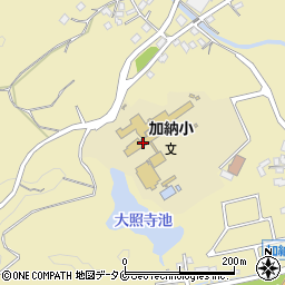 宮崎市立加納小学校周辺の地図