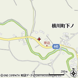 鹿児島県霧島市横川町下ノ458周辺の地図